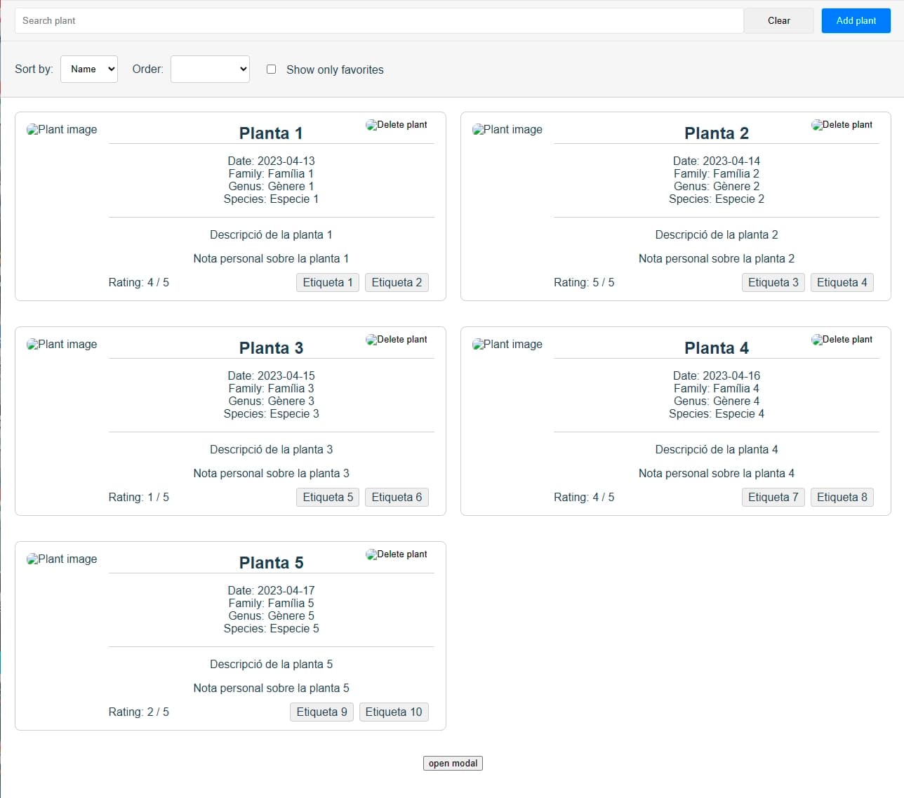 Interactive Web Interface (Vue.js Project)