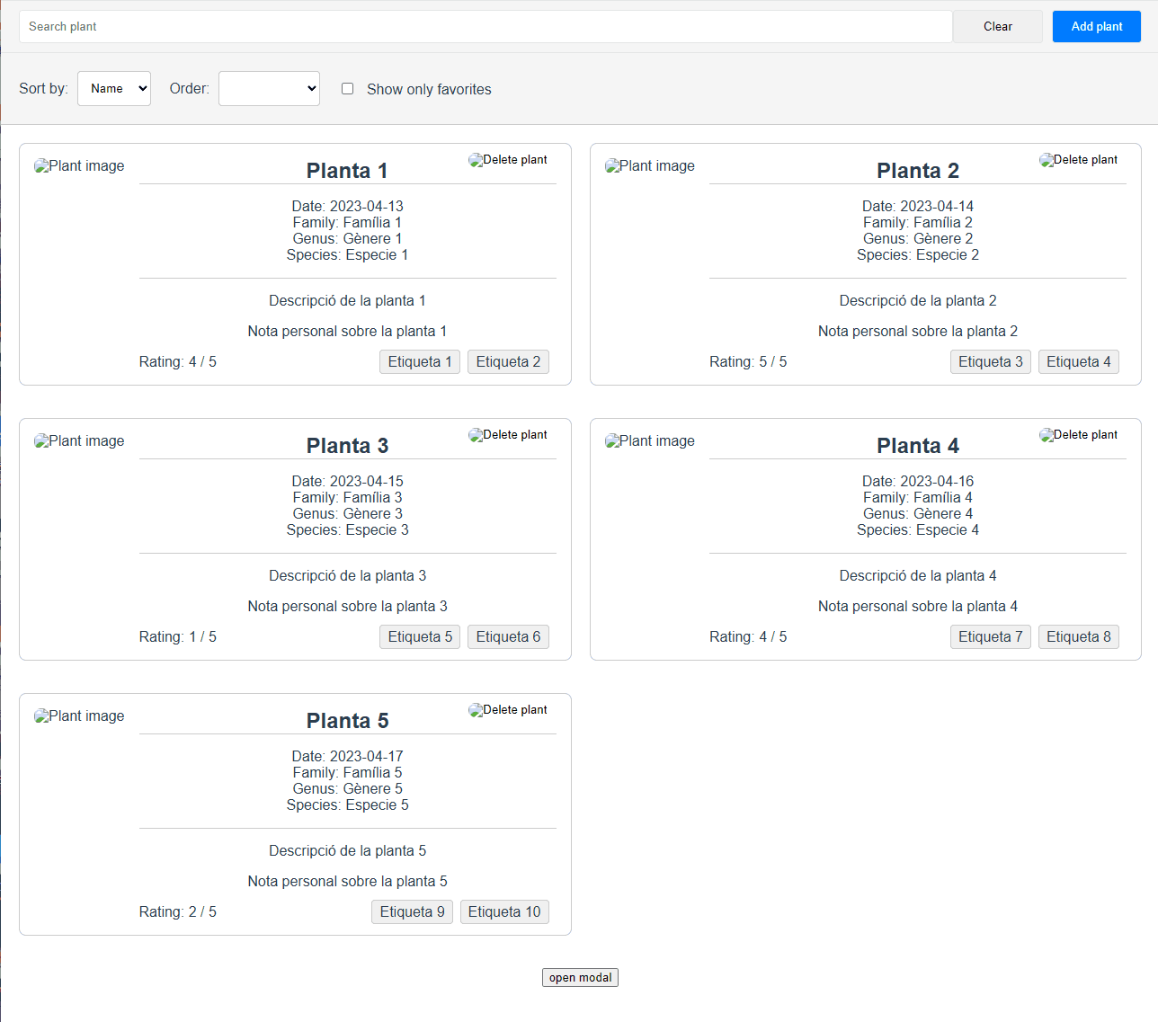Interactive Web Interface (Vue.js Project)